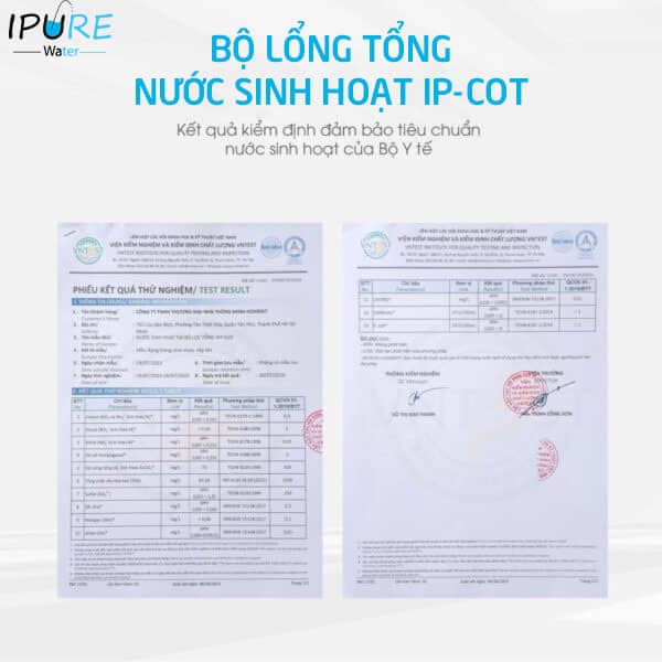 bộ lọc tổng nước sinh hoạt Ip-cot
