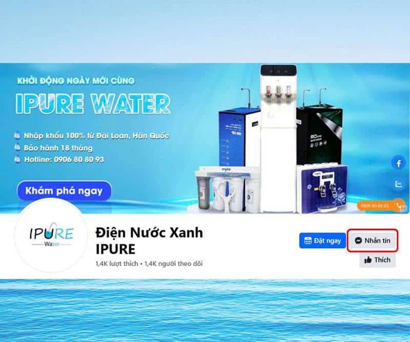 Fanpage Điện Nước Xanh Ipure Water